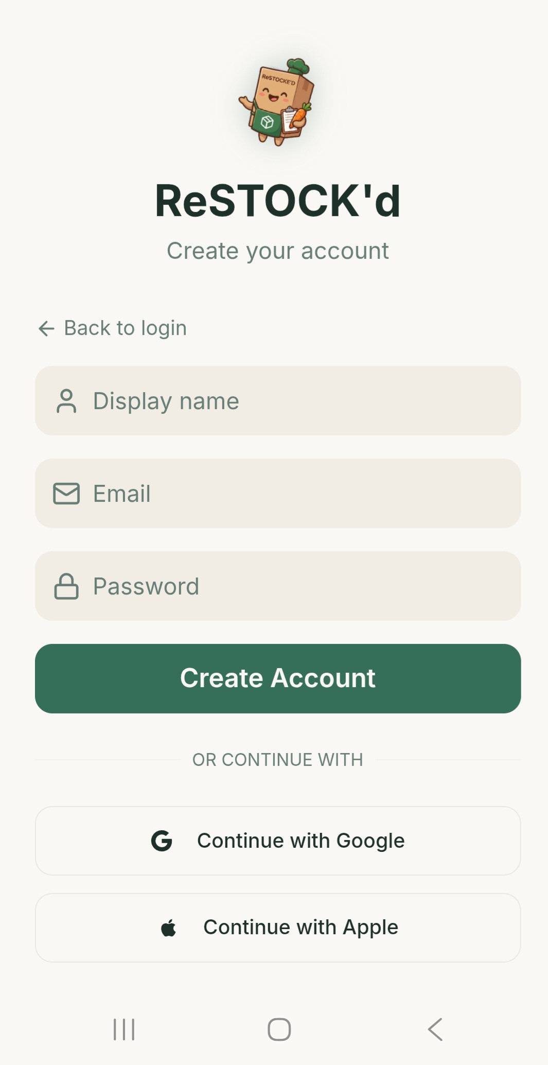Step 01: Create Your Account